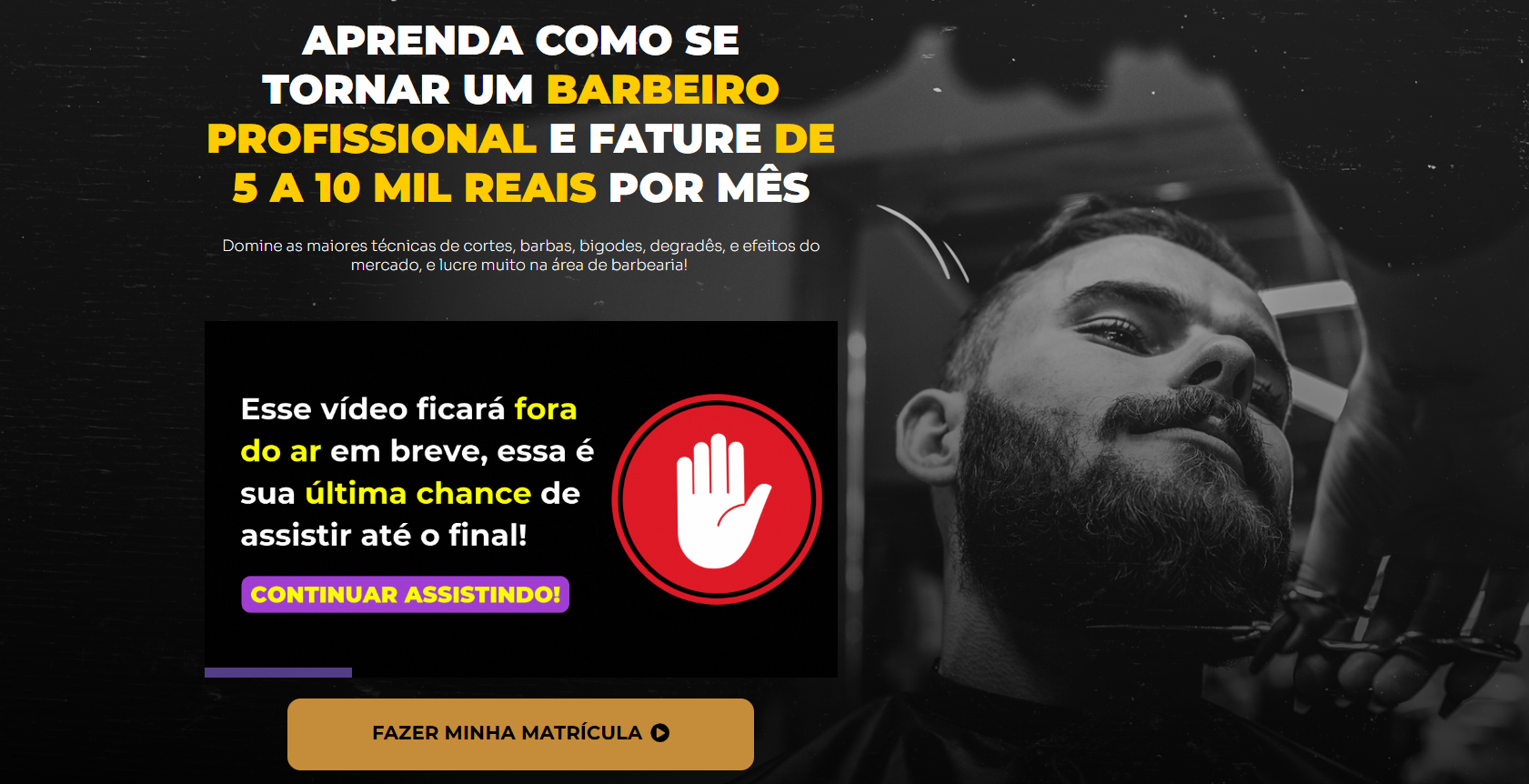 Curso Barbearia Lucrativa